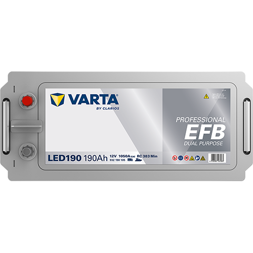 VARTA Professional Dual Purpose EFB batteri 12V 190Ah LED190-4