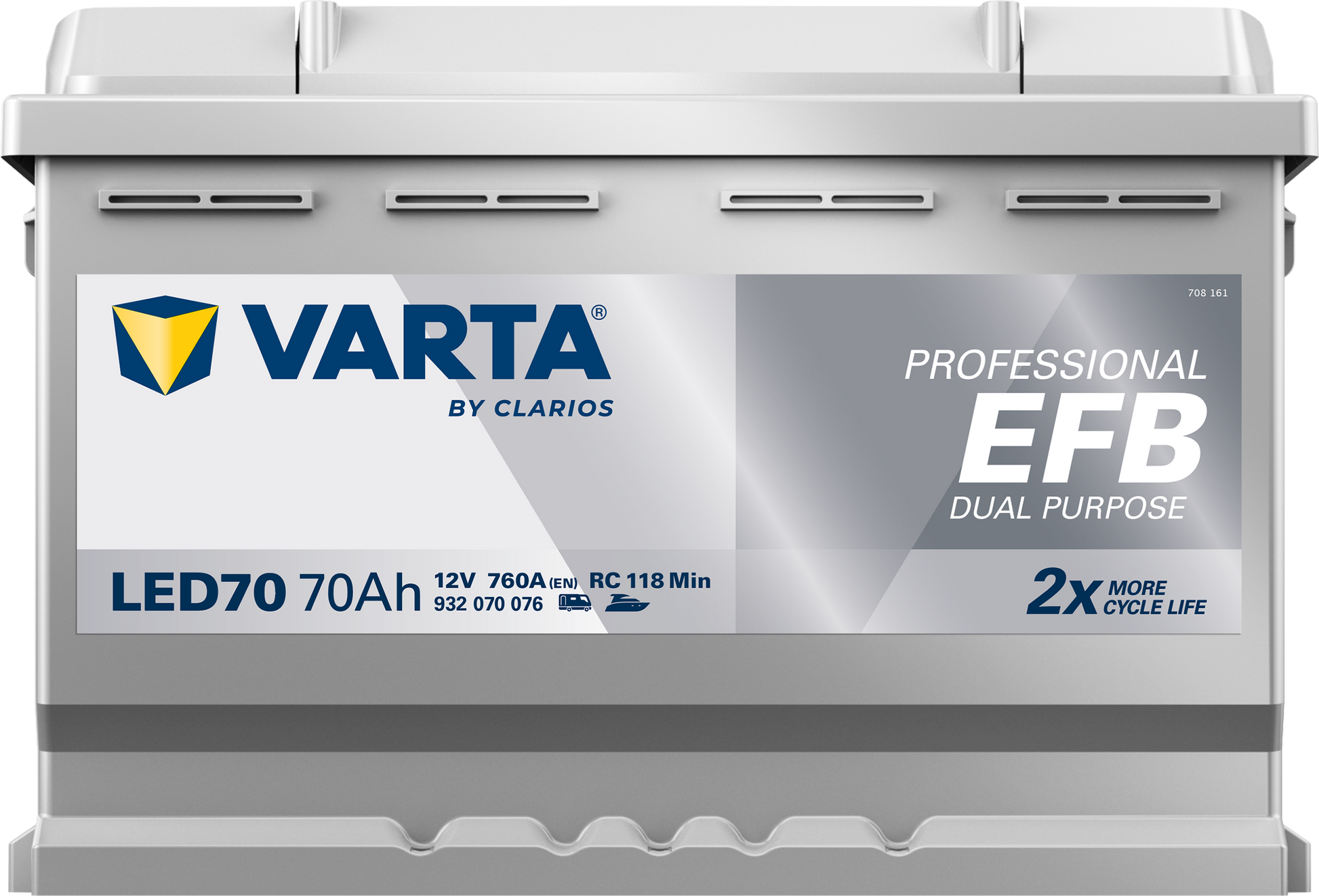 VARTA Professional Dual Purpose EFB batteri 12V 70Ah LED70-3