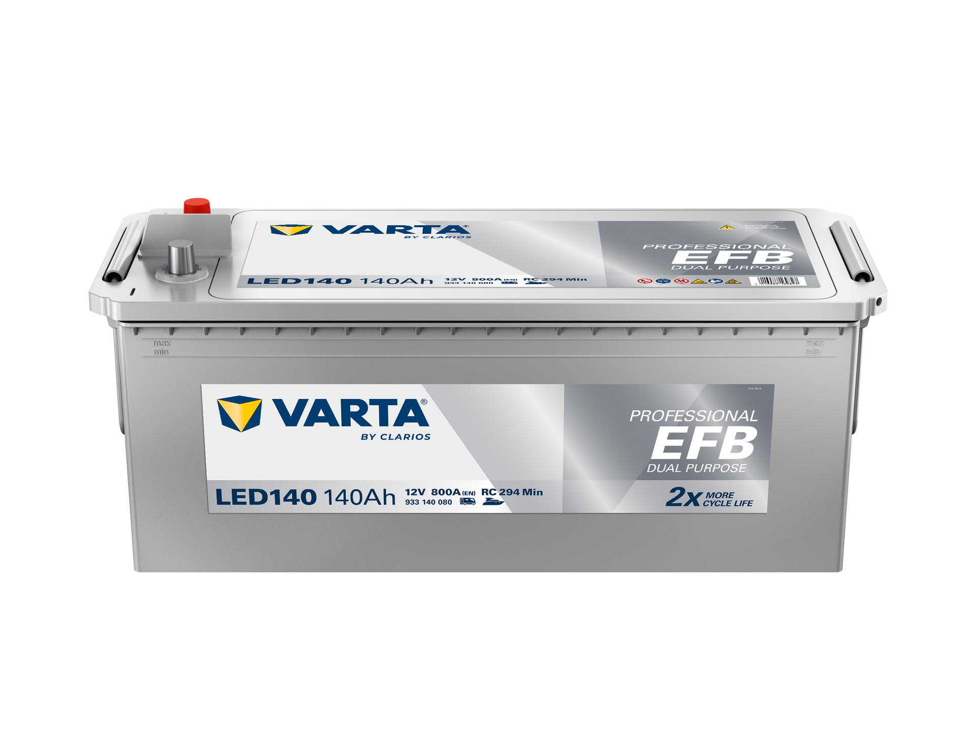VARTA Professional Dual Purpose EFB batteri 12V 140Ah LED140