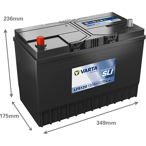 VARTA Professional Starter batteri 12V 120Ah LFS120-2