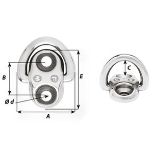Wichard Pad eye 6 mm universal-1