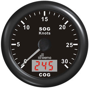 Wema Spedometer 30 kn Sort-1