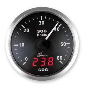 Wema Spedometer 60 kn Sort RF-1