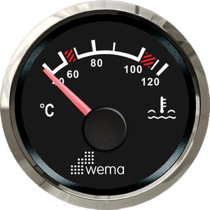 Wema Vandtemperatur instrument NMEA2000 Sort RF-1