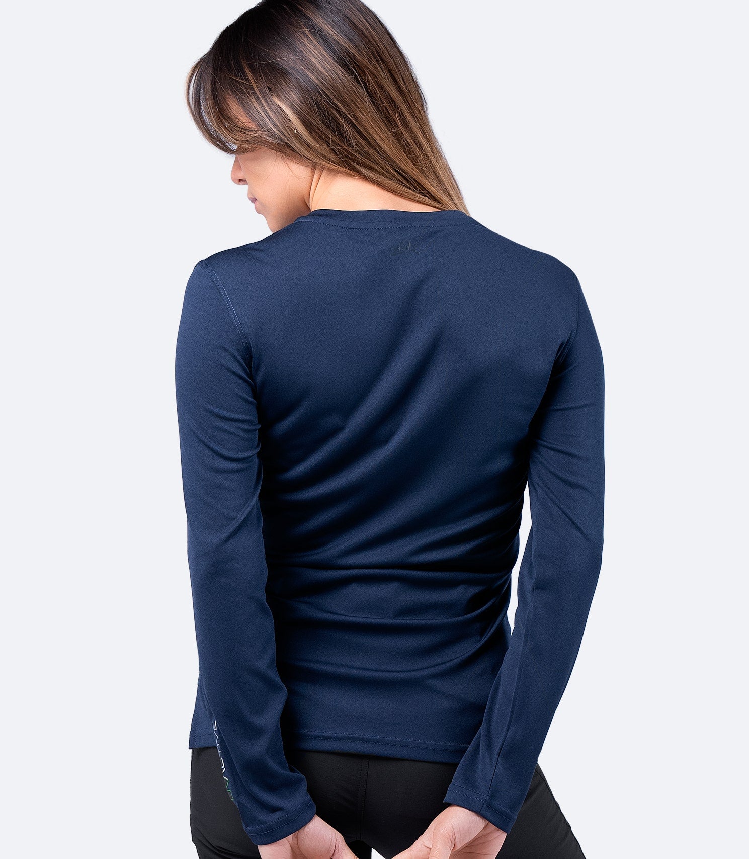 Womens UVActive Long Sleeve Top - Navy-2