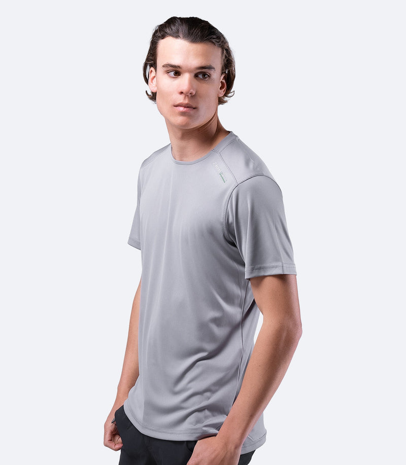 Mens UVActive Short Sleeve Top - Grey-1