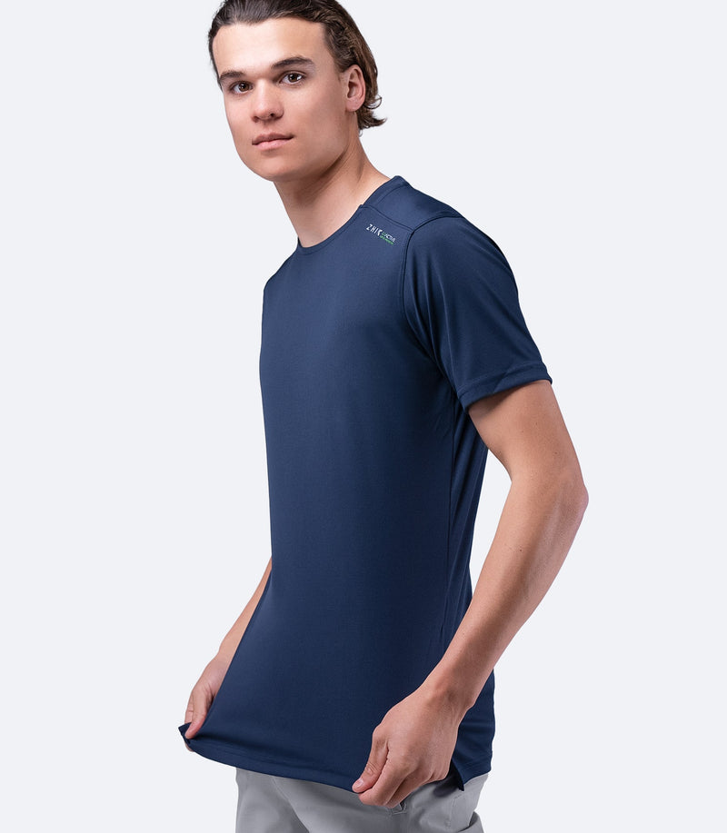 Mens UVActive Short Sleeve Top - Navy-3