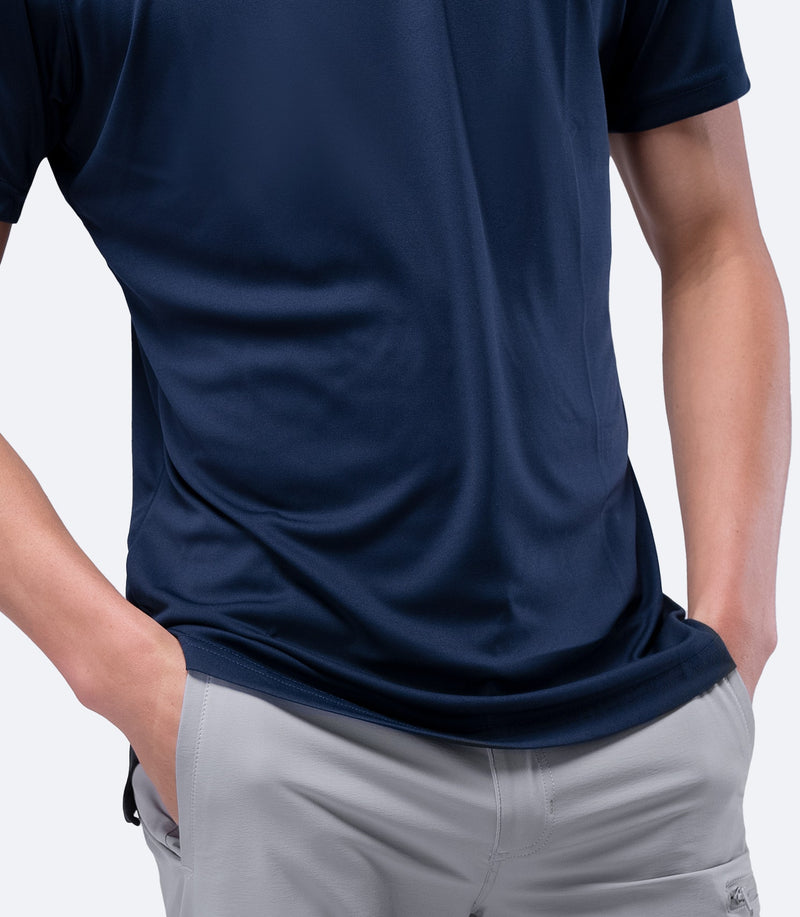 Mens UVActive Short Sleeve Top - Navy-4