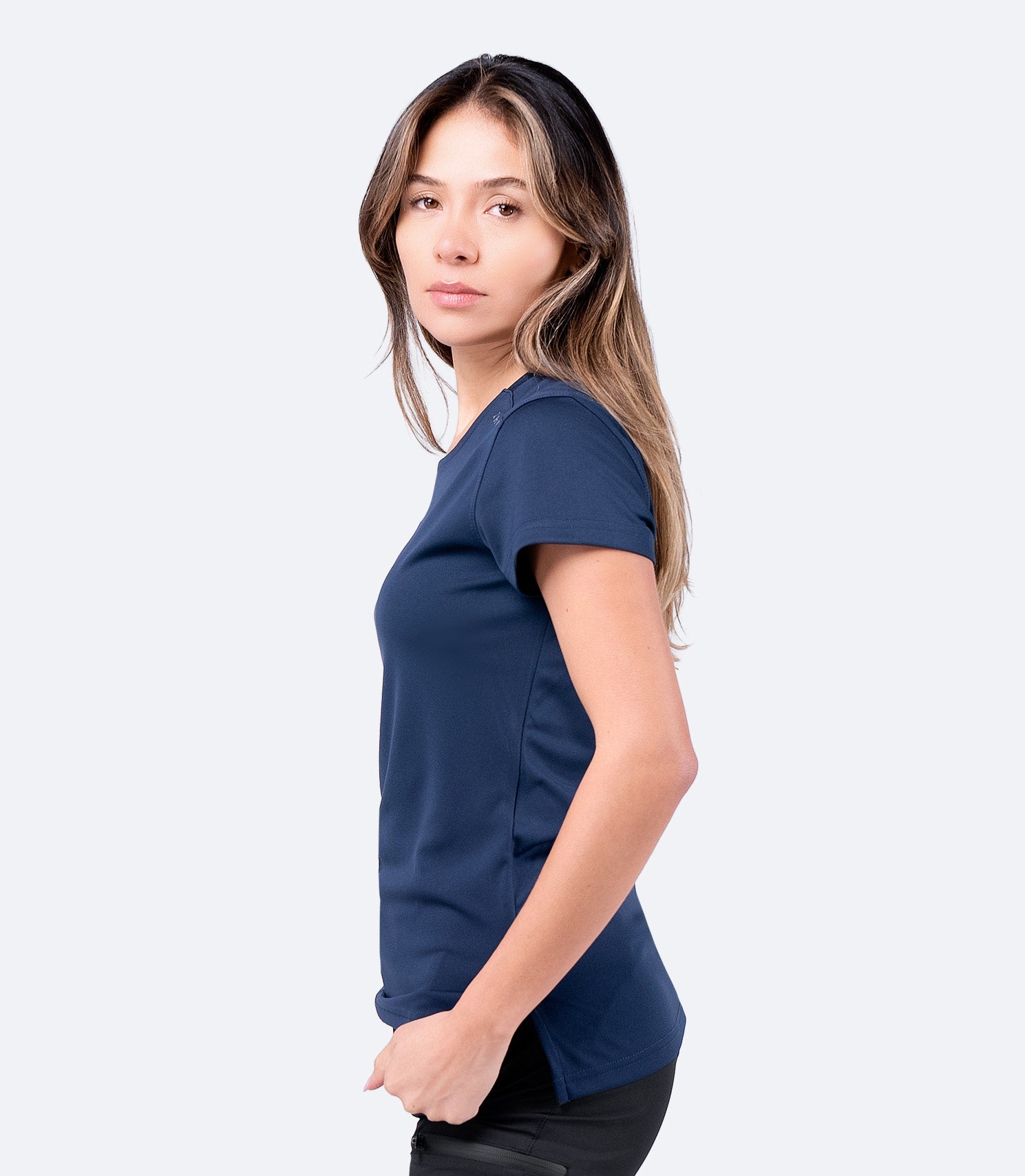 Womens UVActive Short Sleeve Top - Navy
