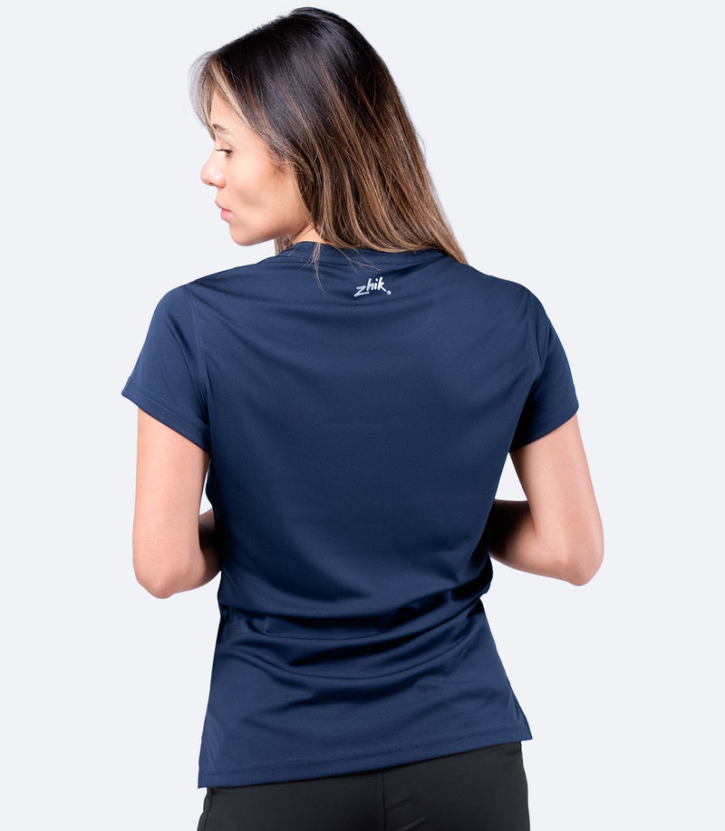 Womens UVActive Short Sleeve Top - Navy-4