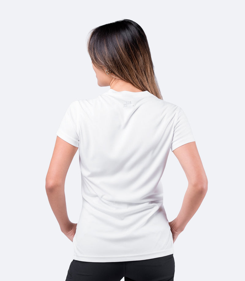 Womens UVActive Short Sleeve Top - White-2
