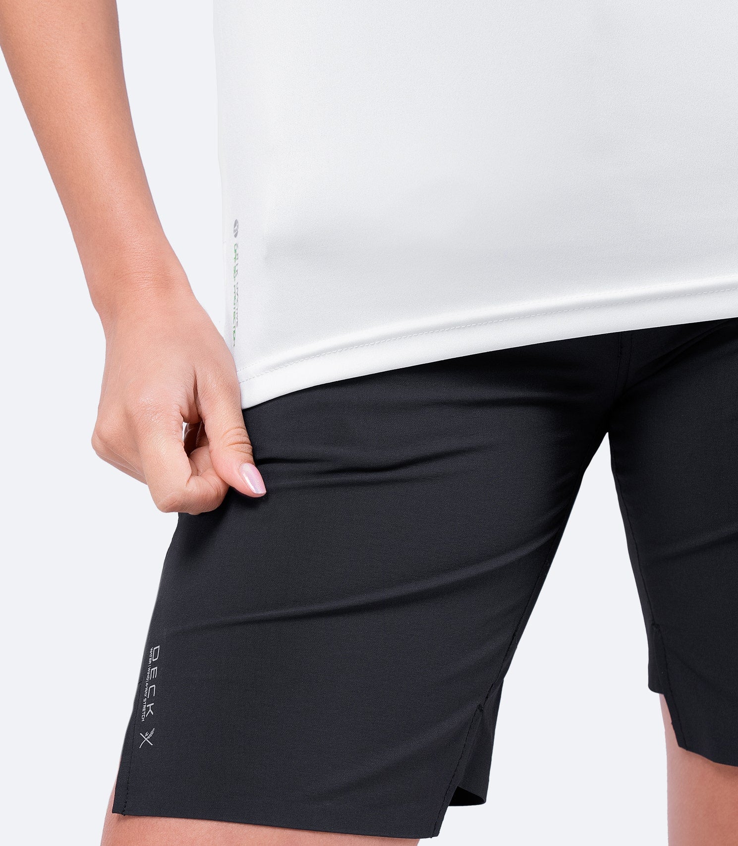 Womens UVActive Short Sleeve Top - White-5