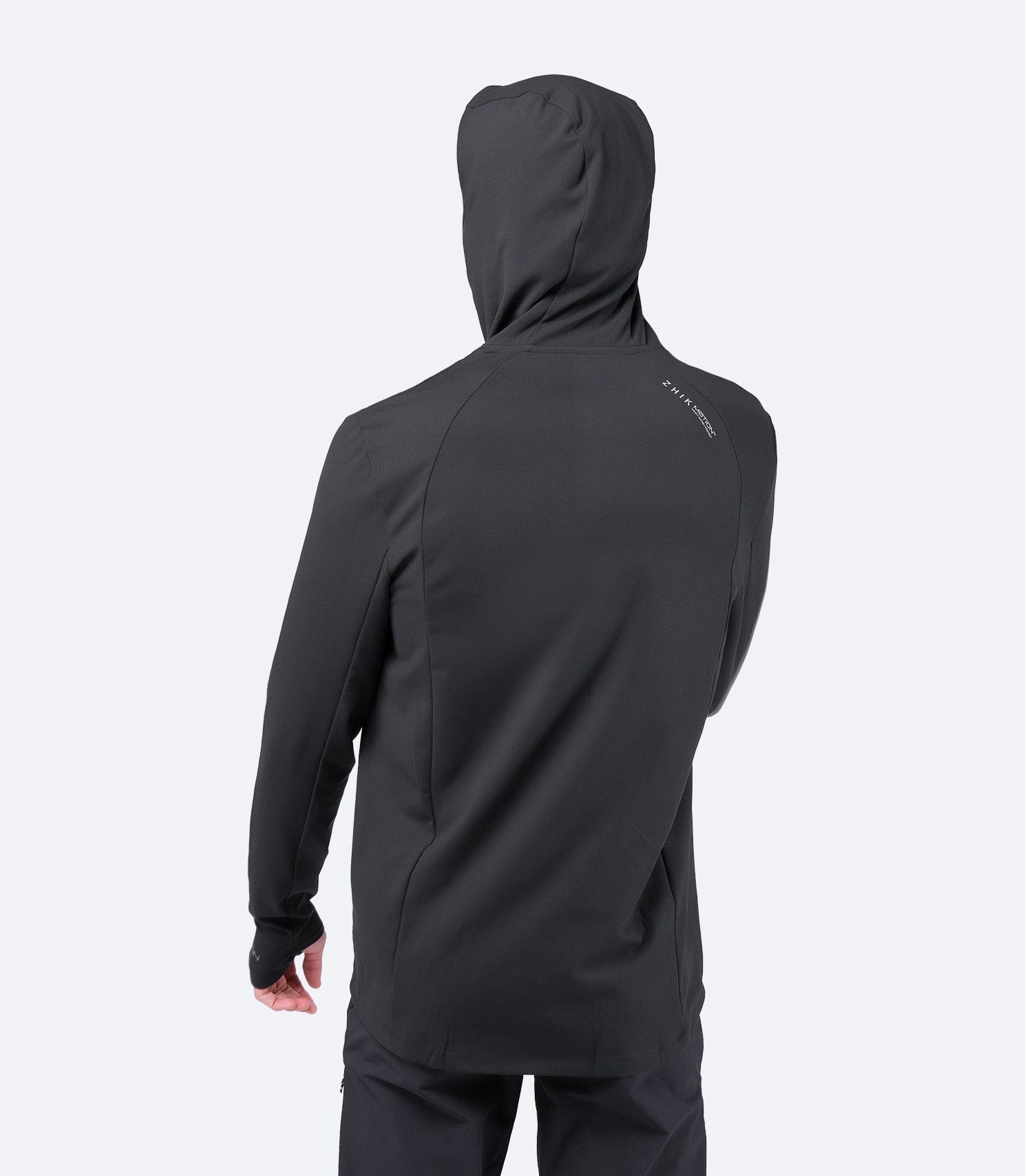 Mens Black ZhikMotion Hooded Top-3
