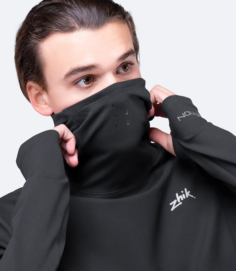 Mens Black ZhikMotion Hooded Top-4