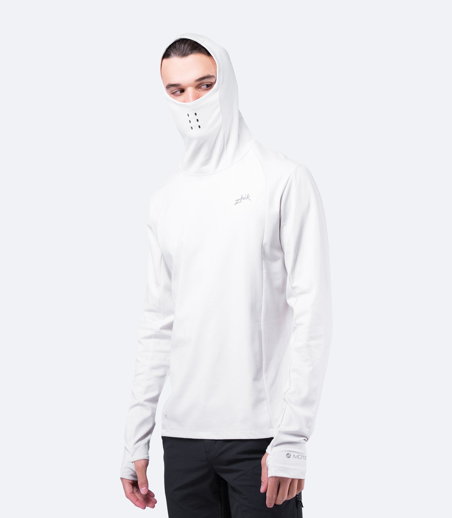 Mens Platinum ZhikMotion Hooded Top