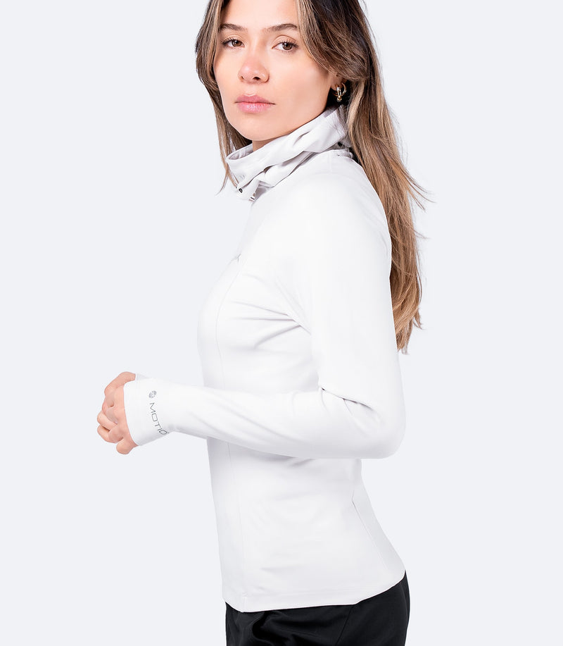 Womens Platinum ZhikMotion Hooded Top-2