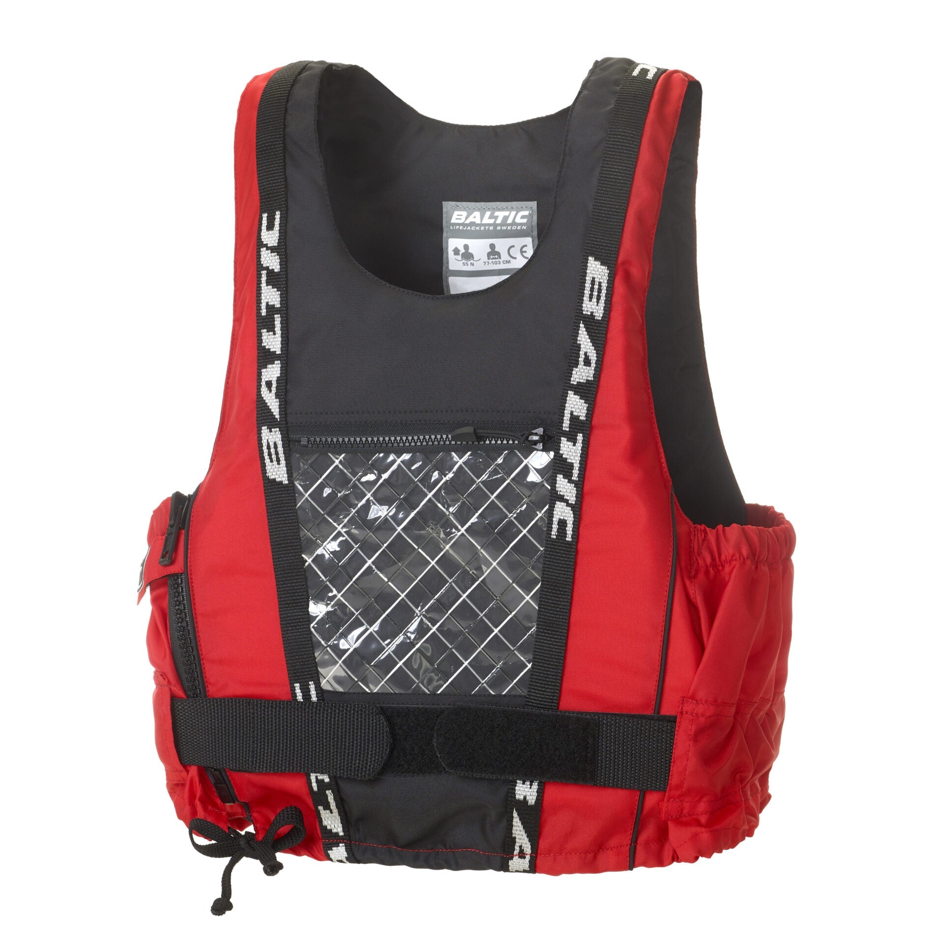 Dinghy Pro Jolle-, Kajak-, SUP vest Rød-Sort BALTIC 5702-1