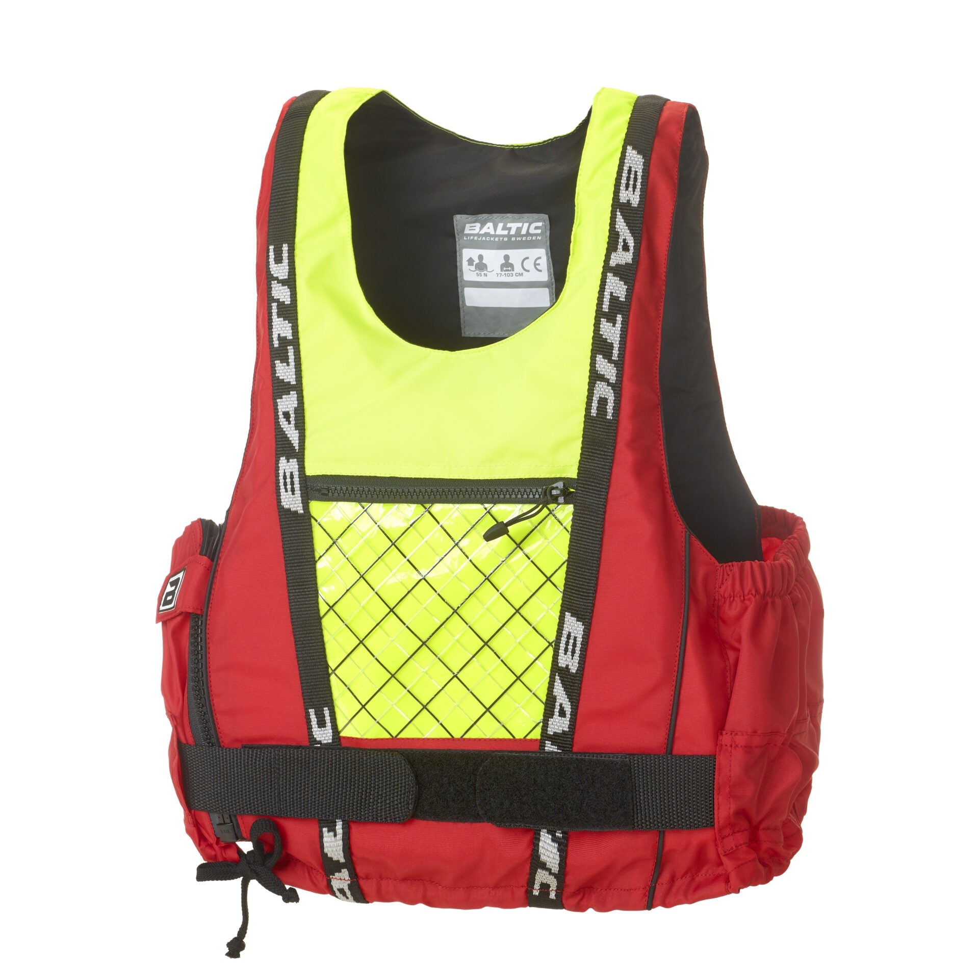 Dinghy Pro Jolle-, Kajak-, SUP vest Rød-UV_Gul BALTIC 5707-1