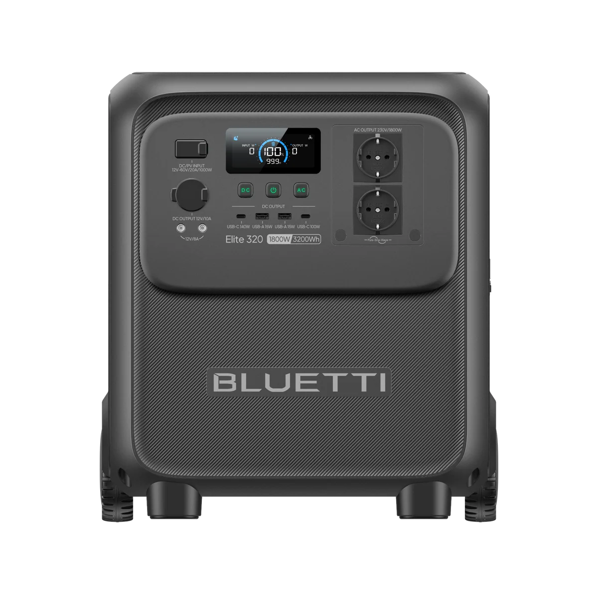 BLUETTI Elite 320 Portable Power Station | 1.800W 3.200Wh
