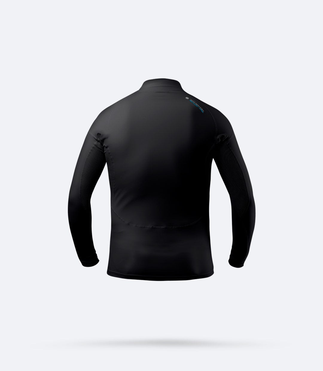 Junior Black Eco Spandex Long Sleeve Top-2