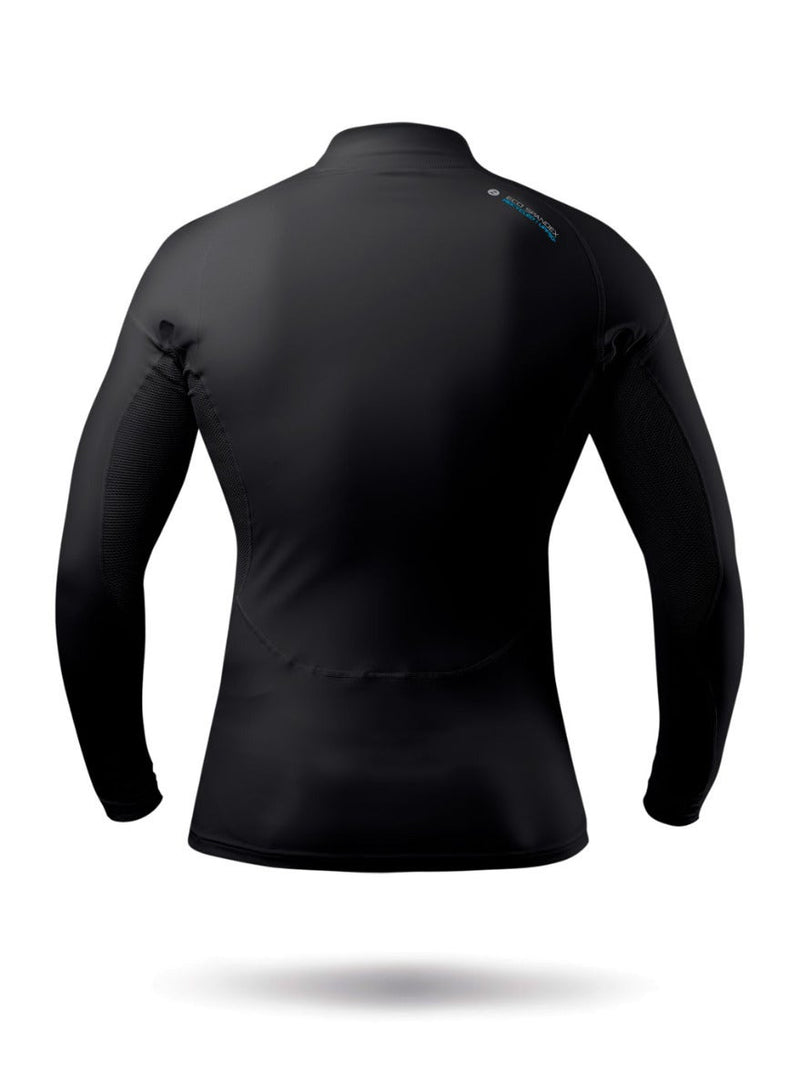 Mens Black Eco Spandex Long Sleeve Top-10