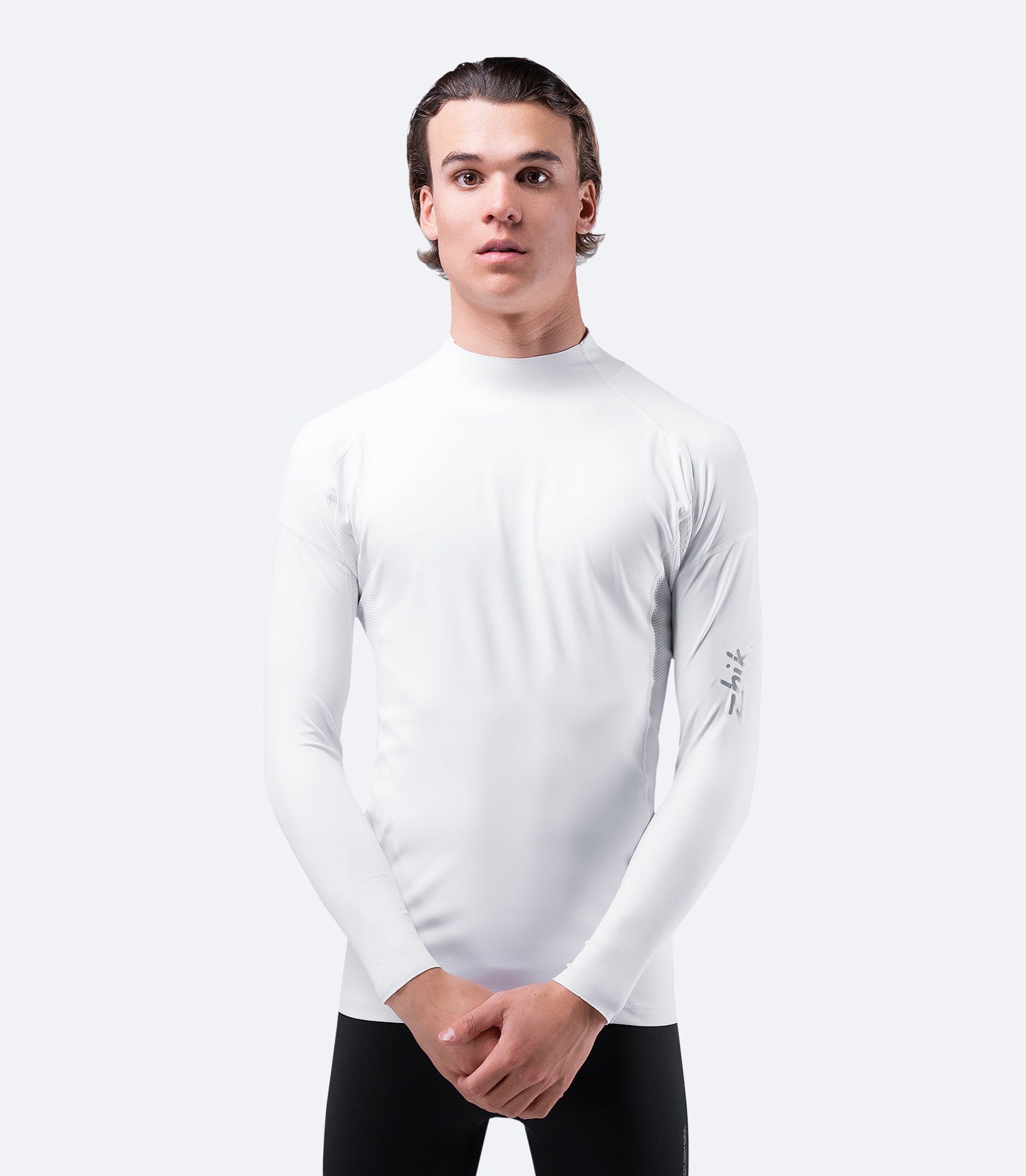 Mens Long Sleeve Eco Spandex Top - Paris Edition-7