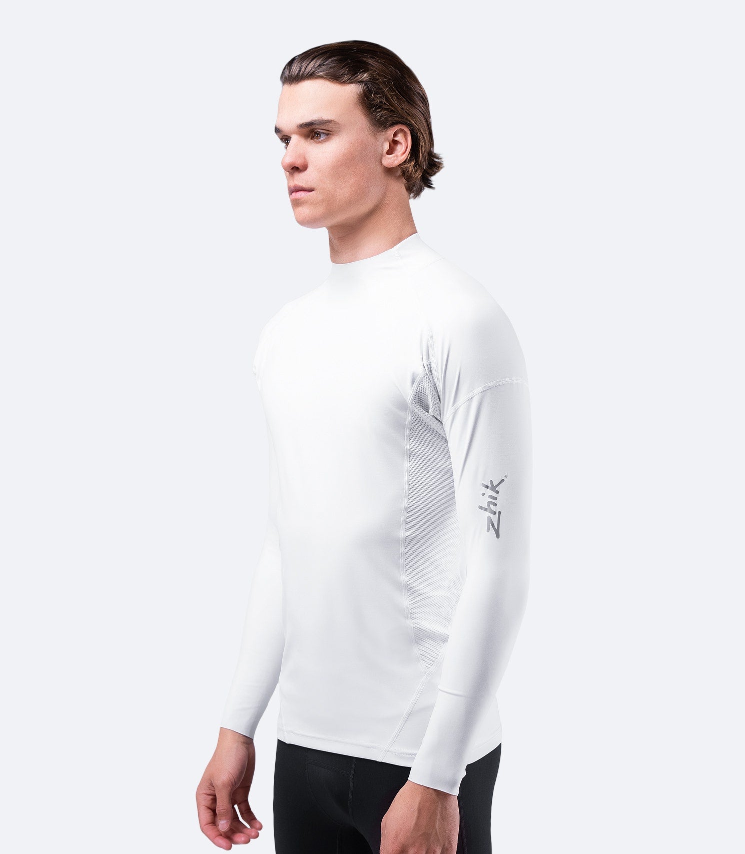 Mens Long Sleeve Eco Spandex Top - Paris Edition-1