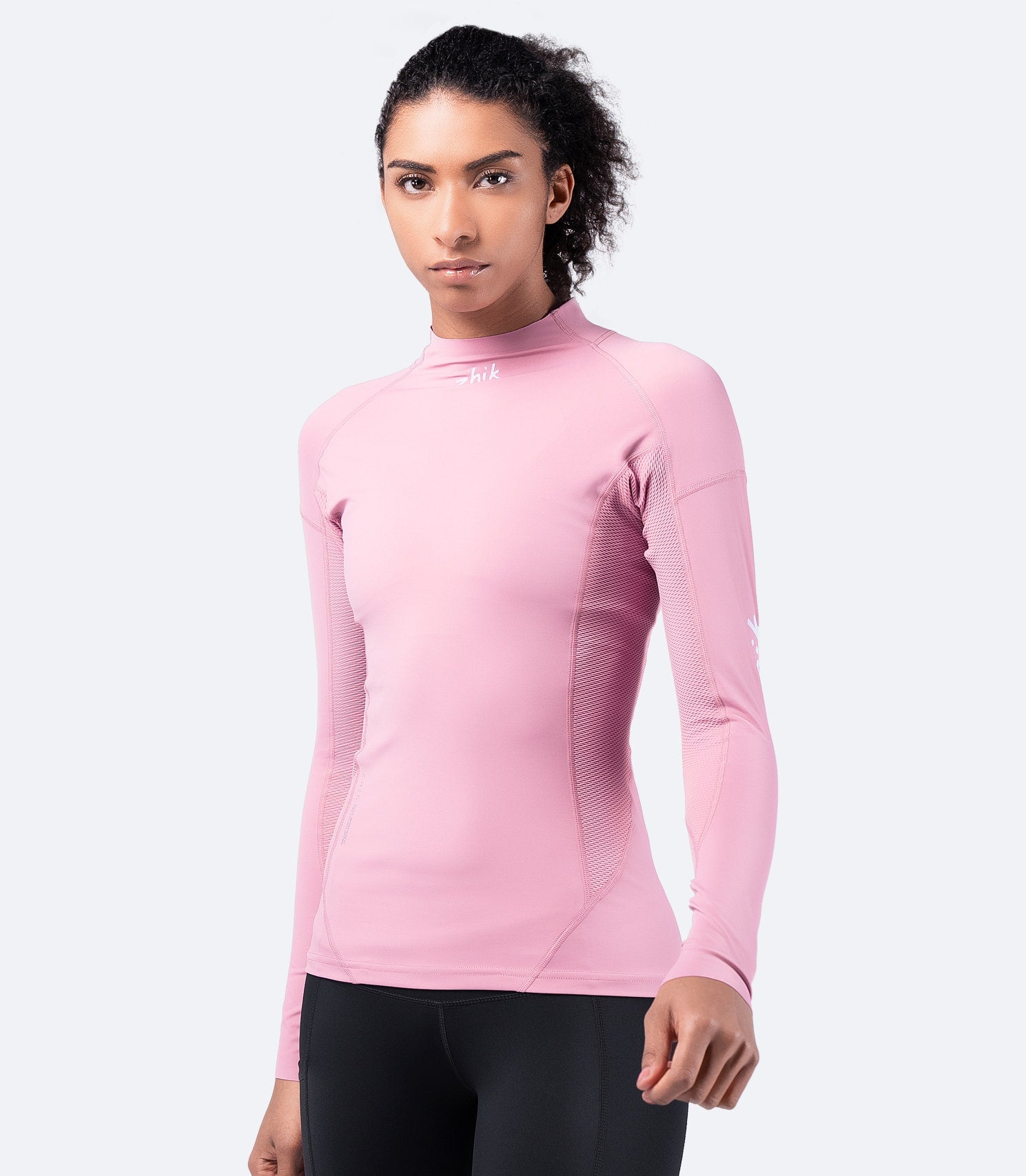 Womens Eco Spandex Long Sleeve Top - Pink