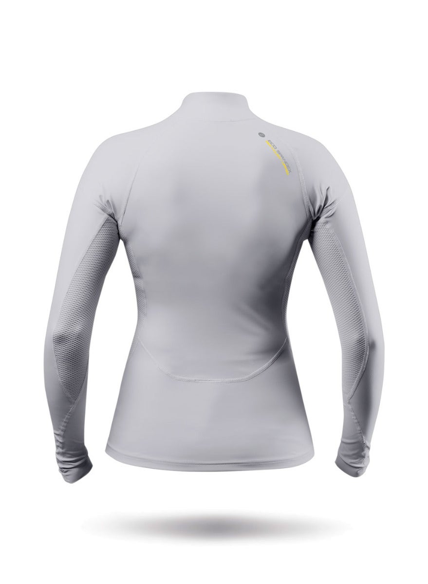 Womens Platinum Eco Spandex Long Sleeve Top-4