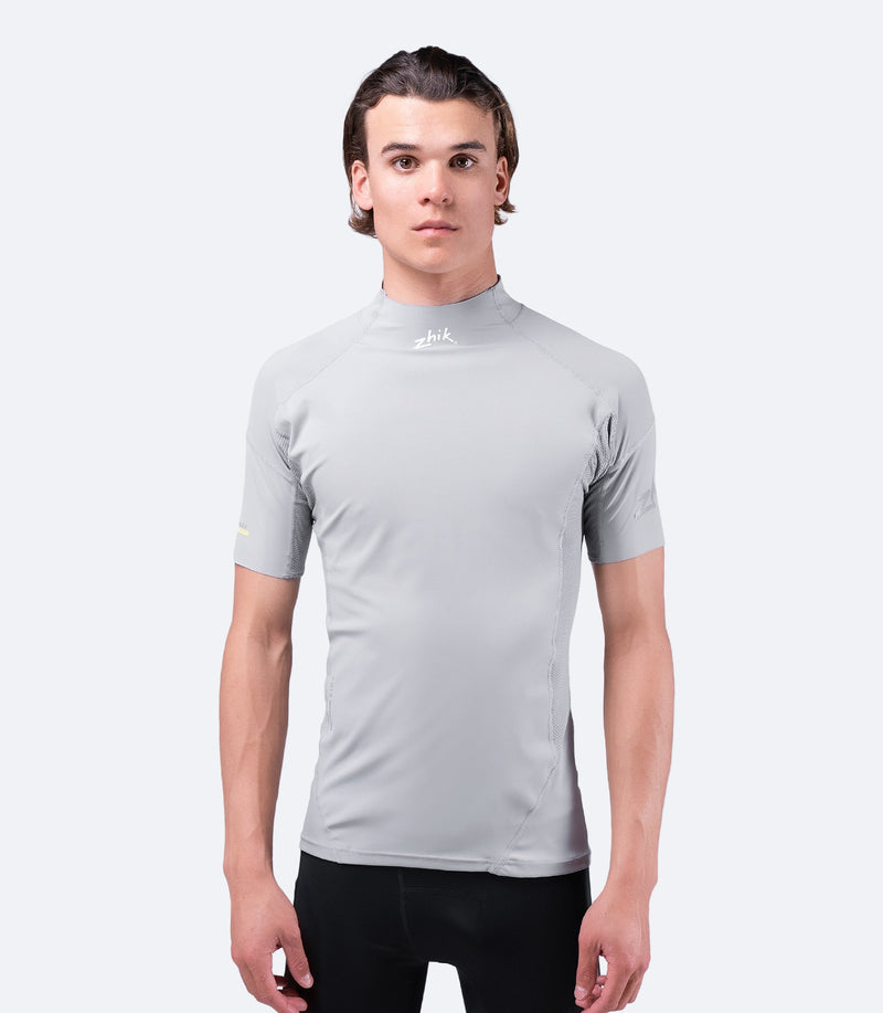 Mens Platinum Eco Spandex Short Sleeve Top-3