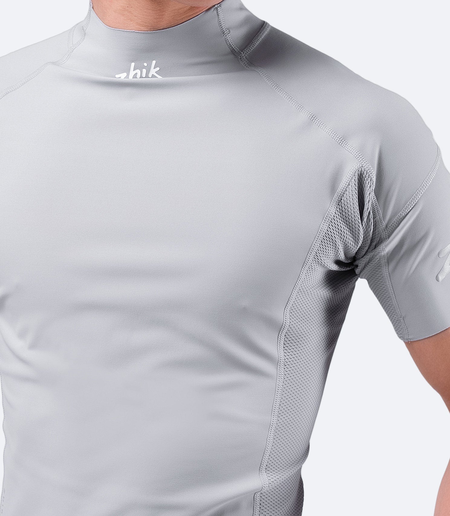 Mens Platinum Eco Spandex Short Sleeve Top-4