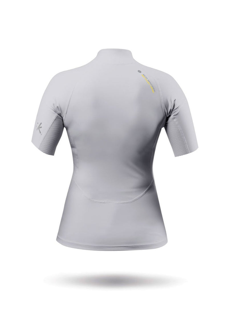 Womens Platinum Eco Spandex Short Sleeve Top-4
