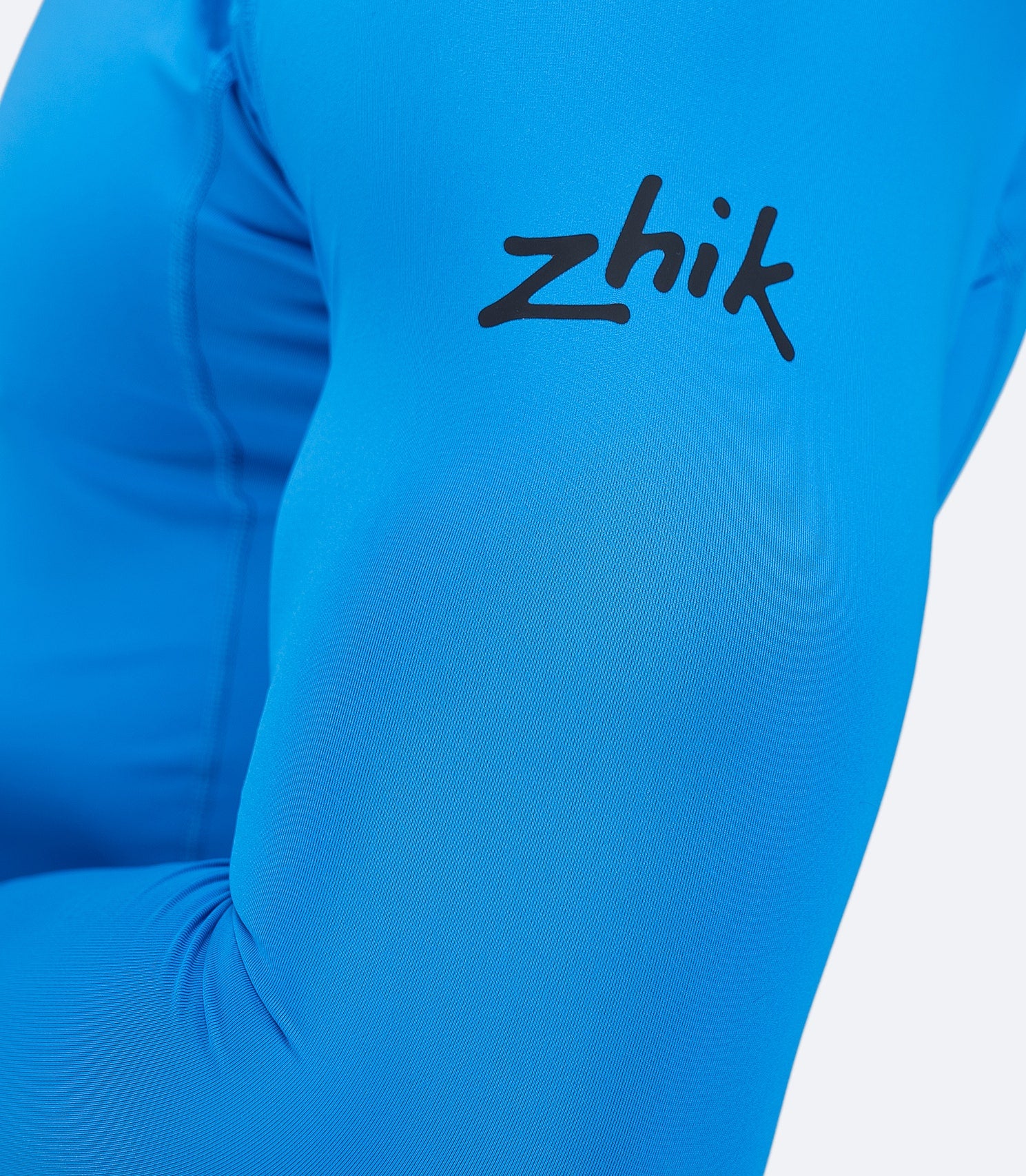 Mens Eco Spandex LT Long Sleeve Baselayer Top - Cyan-5