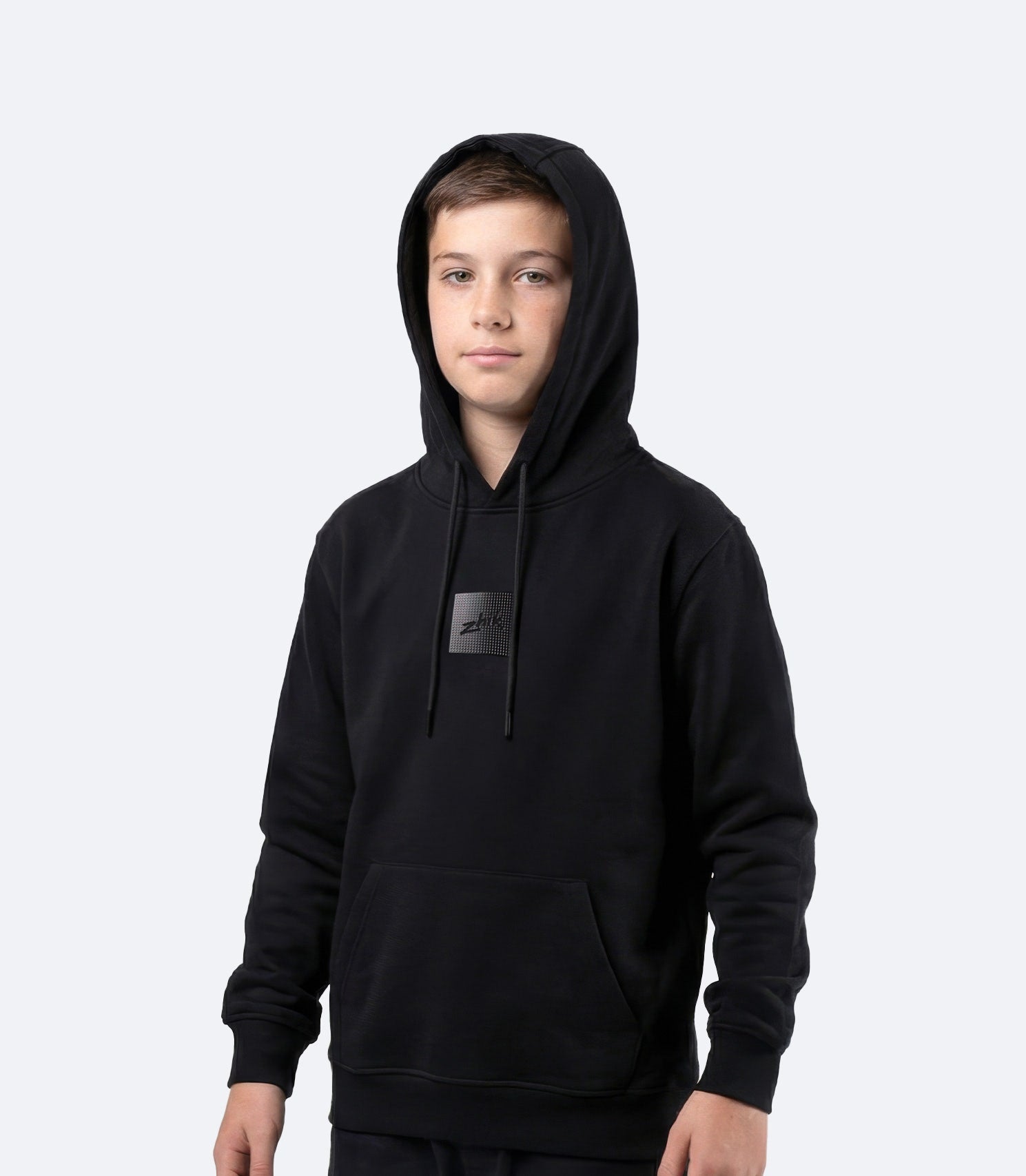 Youth Carbon Hoodie - Black-1
