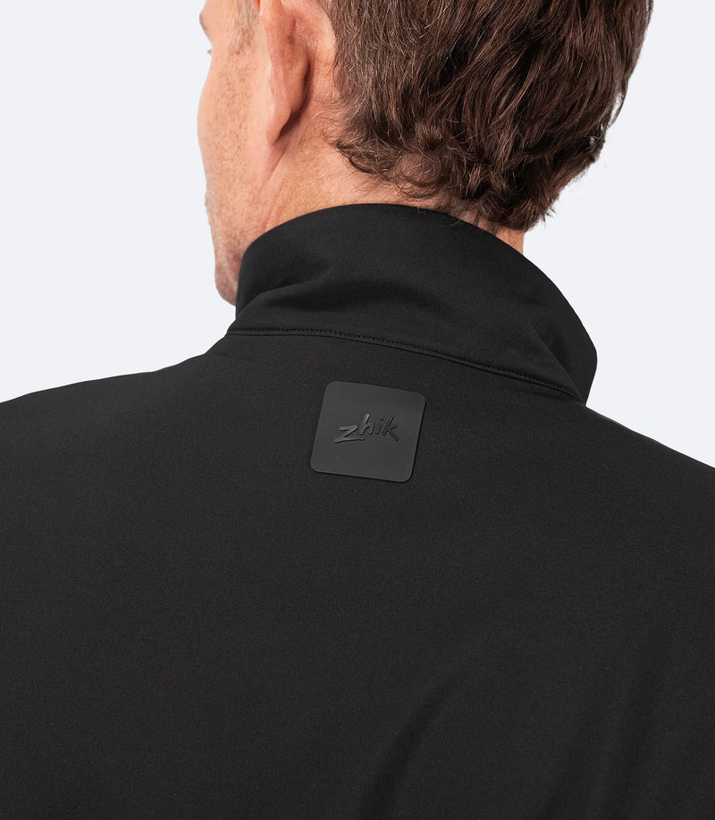 Mens Hybrid Fleece Jacket - Black-5