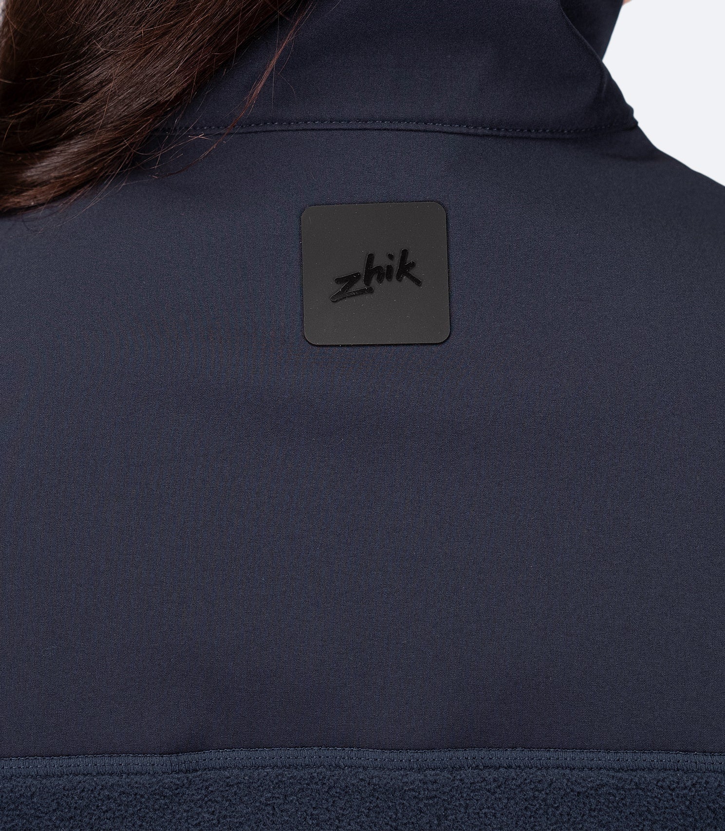 Womens Hybrid Fleece Jacket - Midnight Blue-4