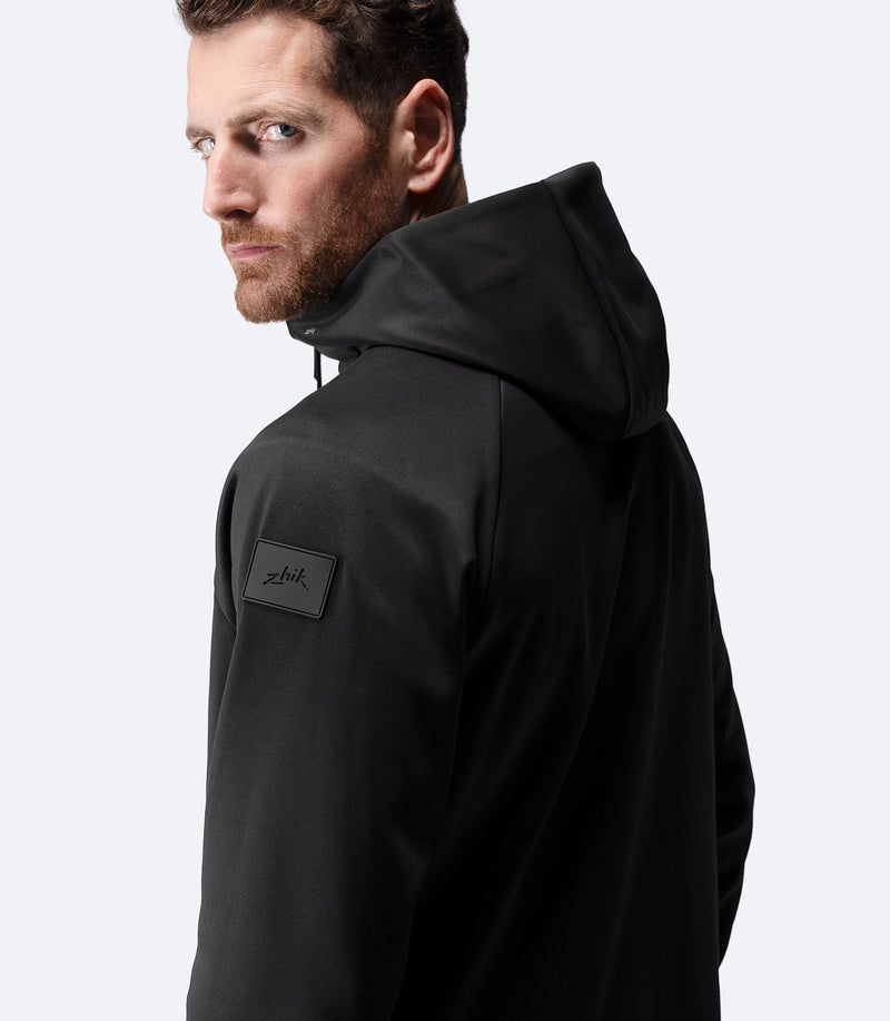 Mens Thermo TechFleece Hooded Jacket - Black-2