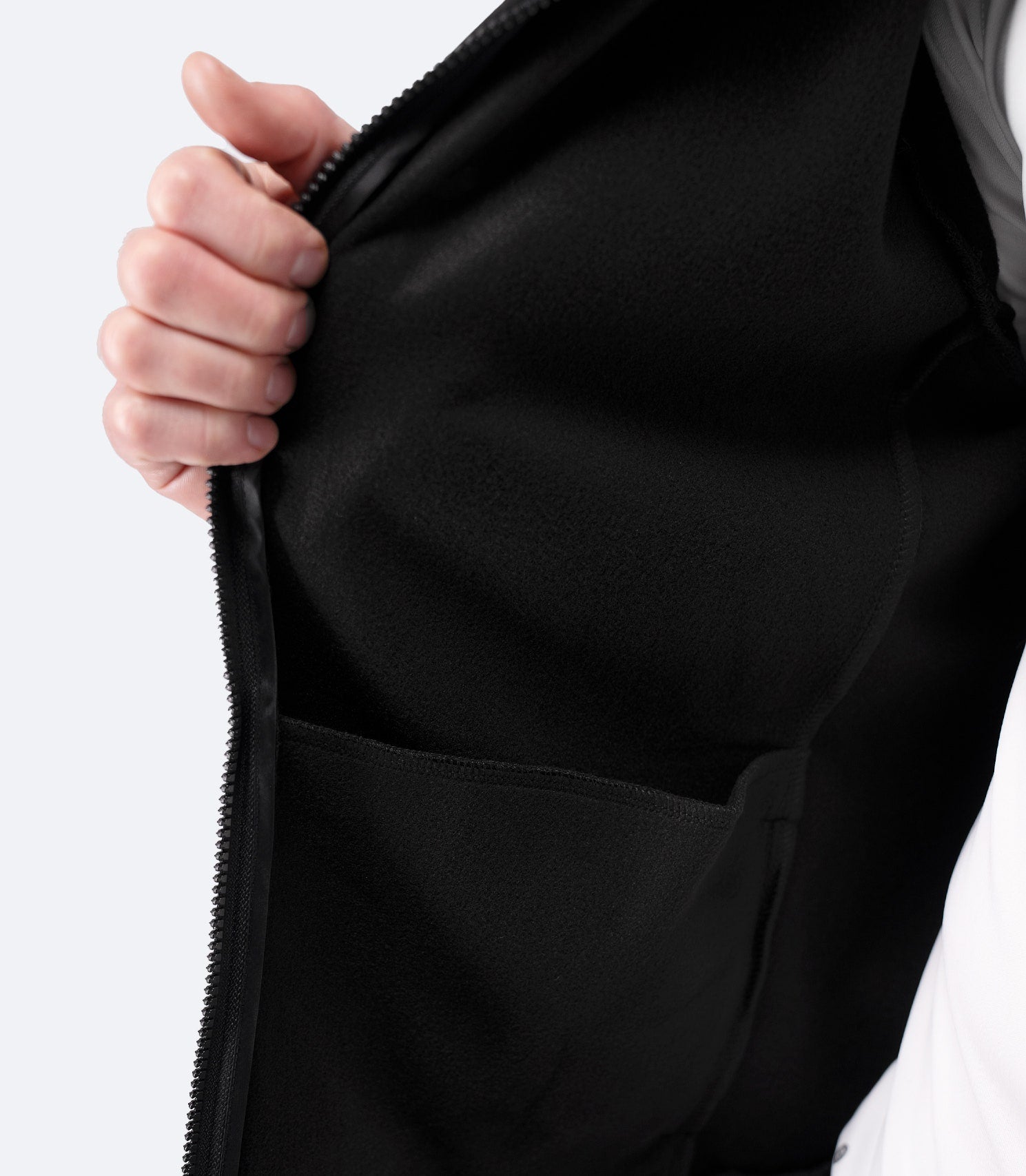 Mens Thermo TechFleece Hooded Jacket - Black-3
