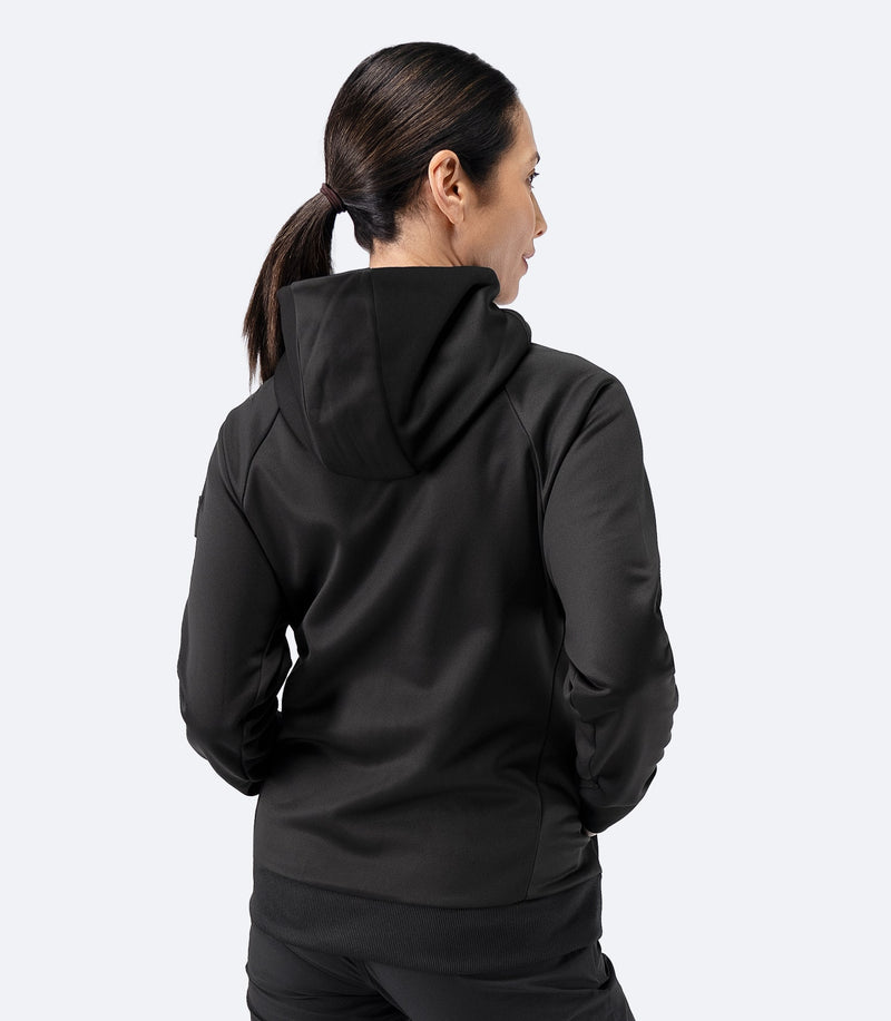 Womens Thermo TechFleece Hooded Jacket - Black-2