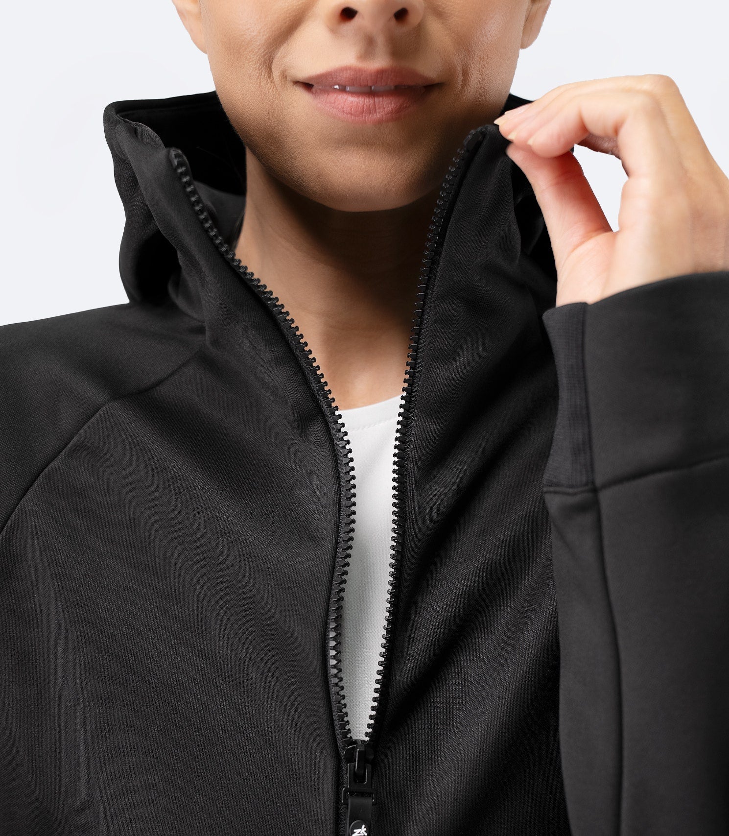 Womens Thermo TechFleece Hooded Jacket - Black-3