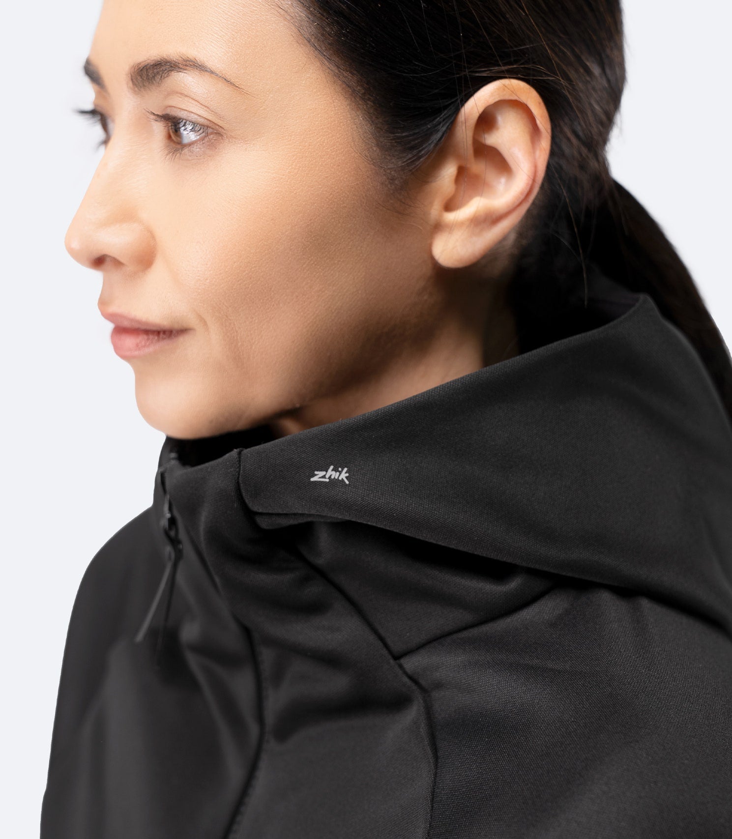 Womens Thermo TechFleece Hooded Jacket - Black-4
