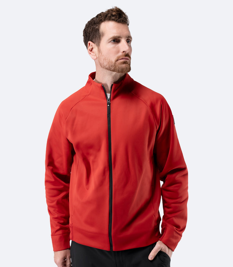 Mens Thermo TechFleece Sports Jacket - Garnet-1
