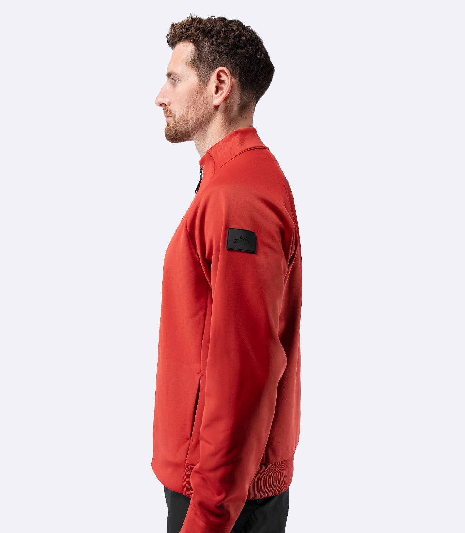 Mens Thermo TechFleece Sports Jacket - Garnet-3