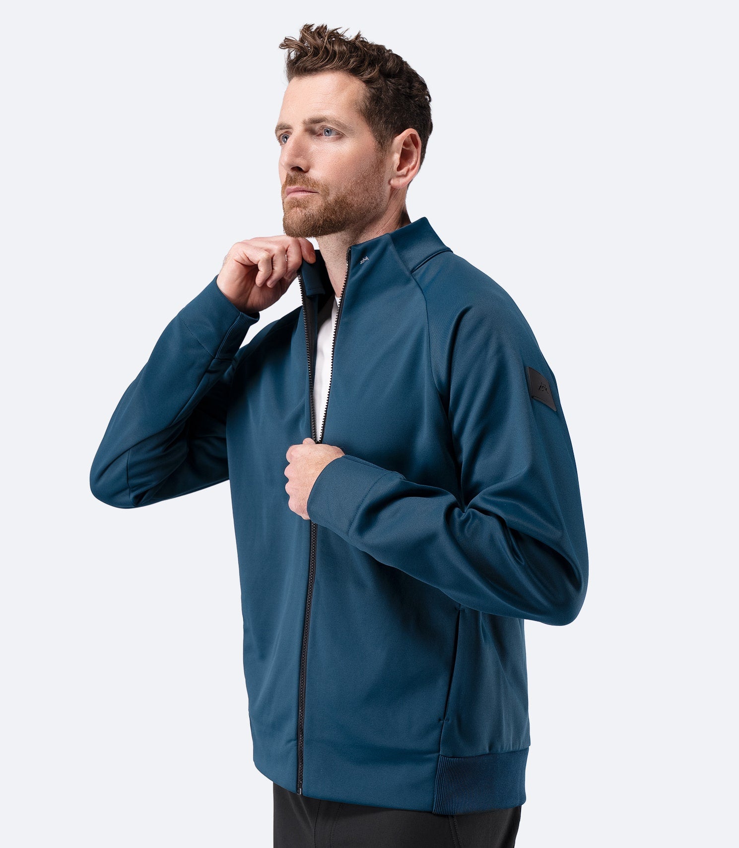 Mens Thermo TechFleece Sports Jacket - Deep Teal-2