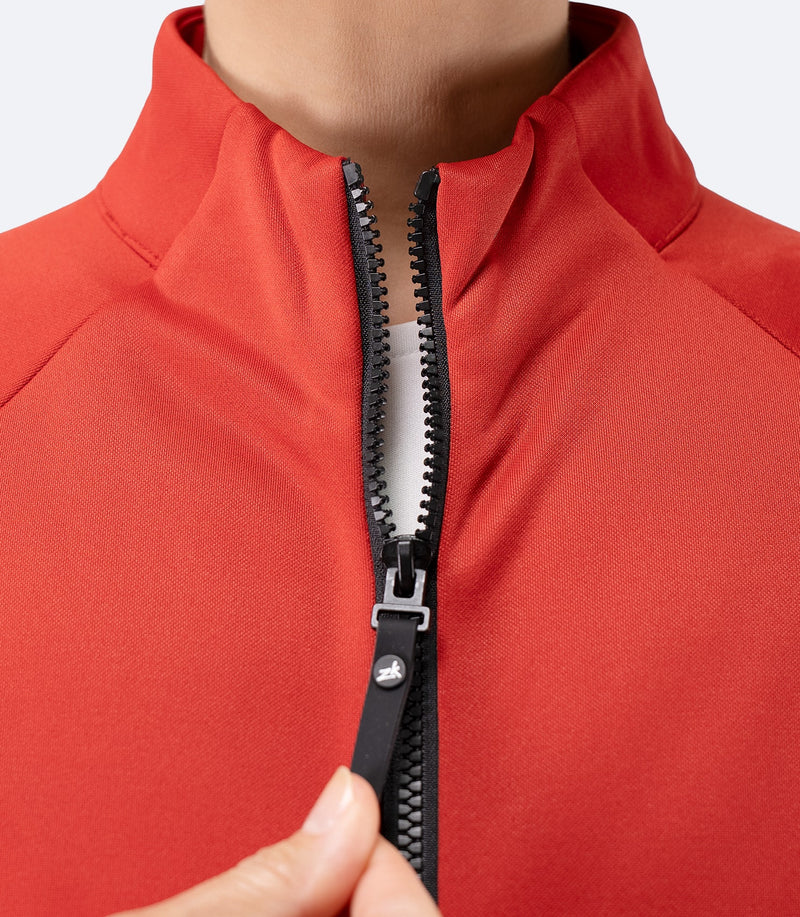 Womens Thermo TechFleece Sports Jacket - Garnet-4