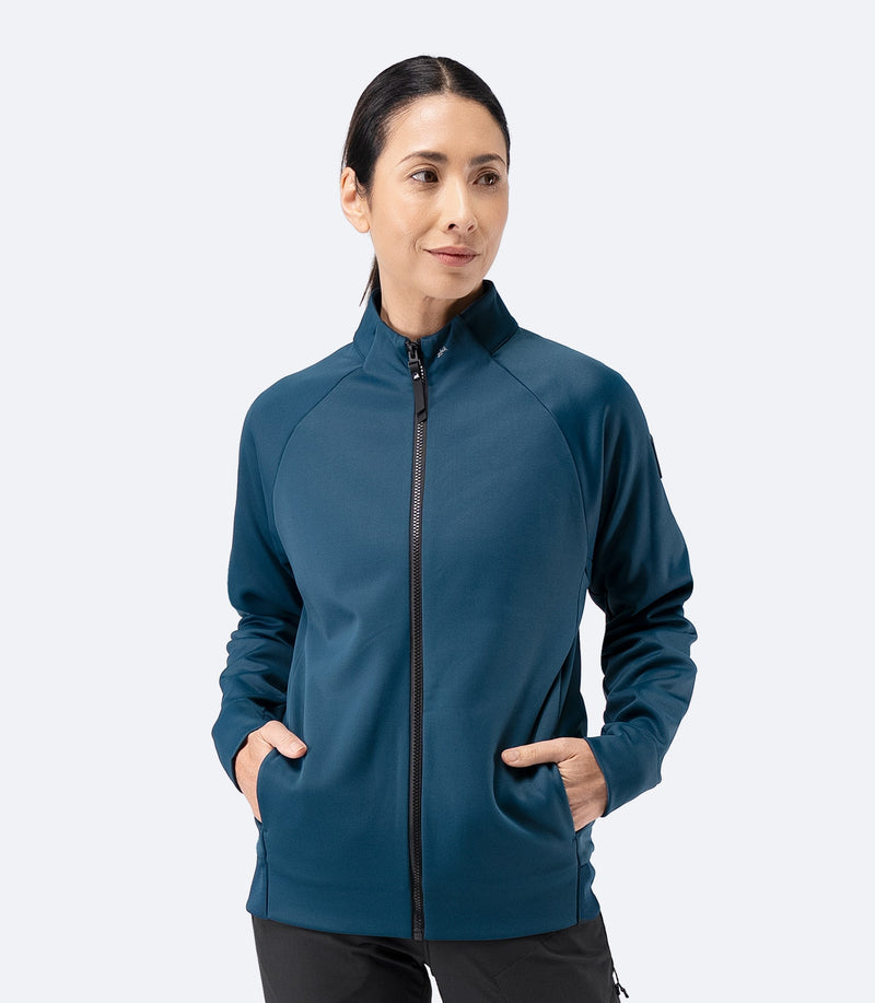 Womens Thermo TechFleece Sports Jacket - Deep Teal-1
