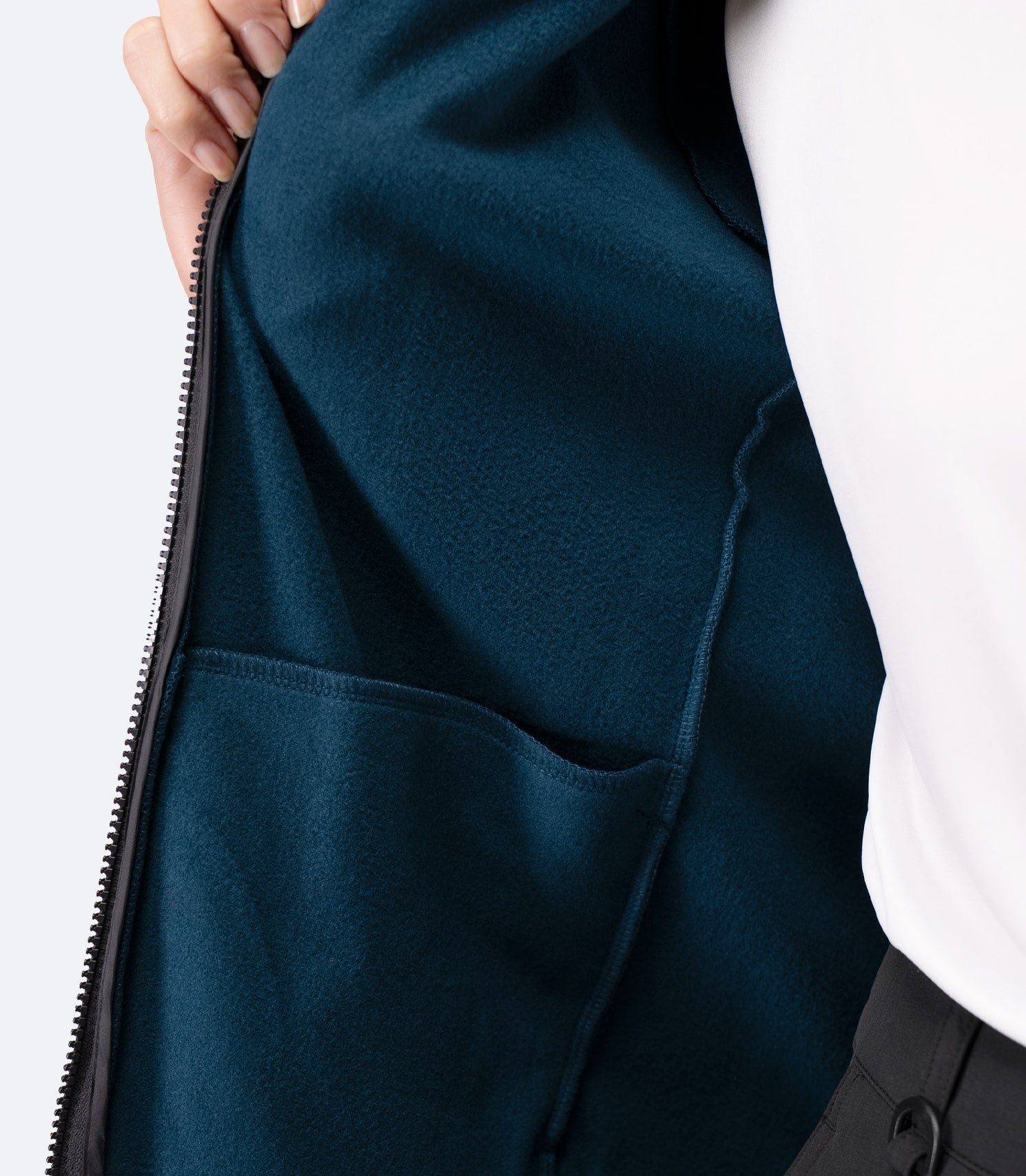 Womens Thermo TechFleece Sports Jacket - Deep Teal-3