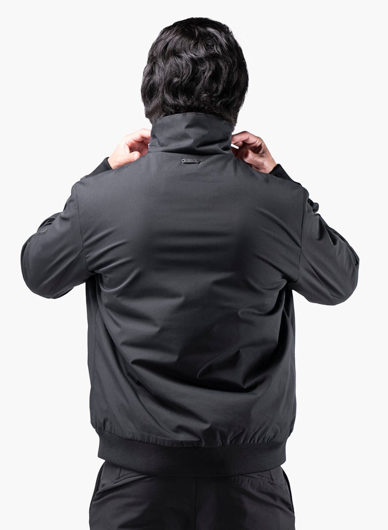 Mens Flight Jacket - Black-7