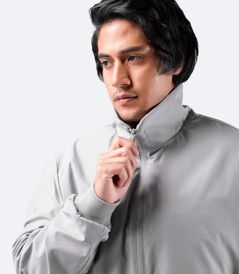 Mens Flight Jacket - Platinum-5