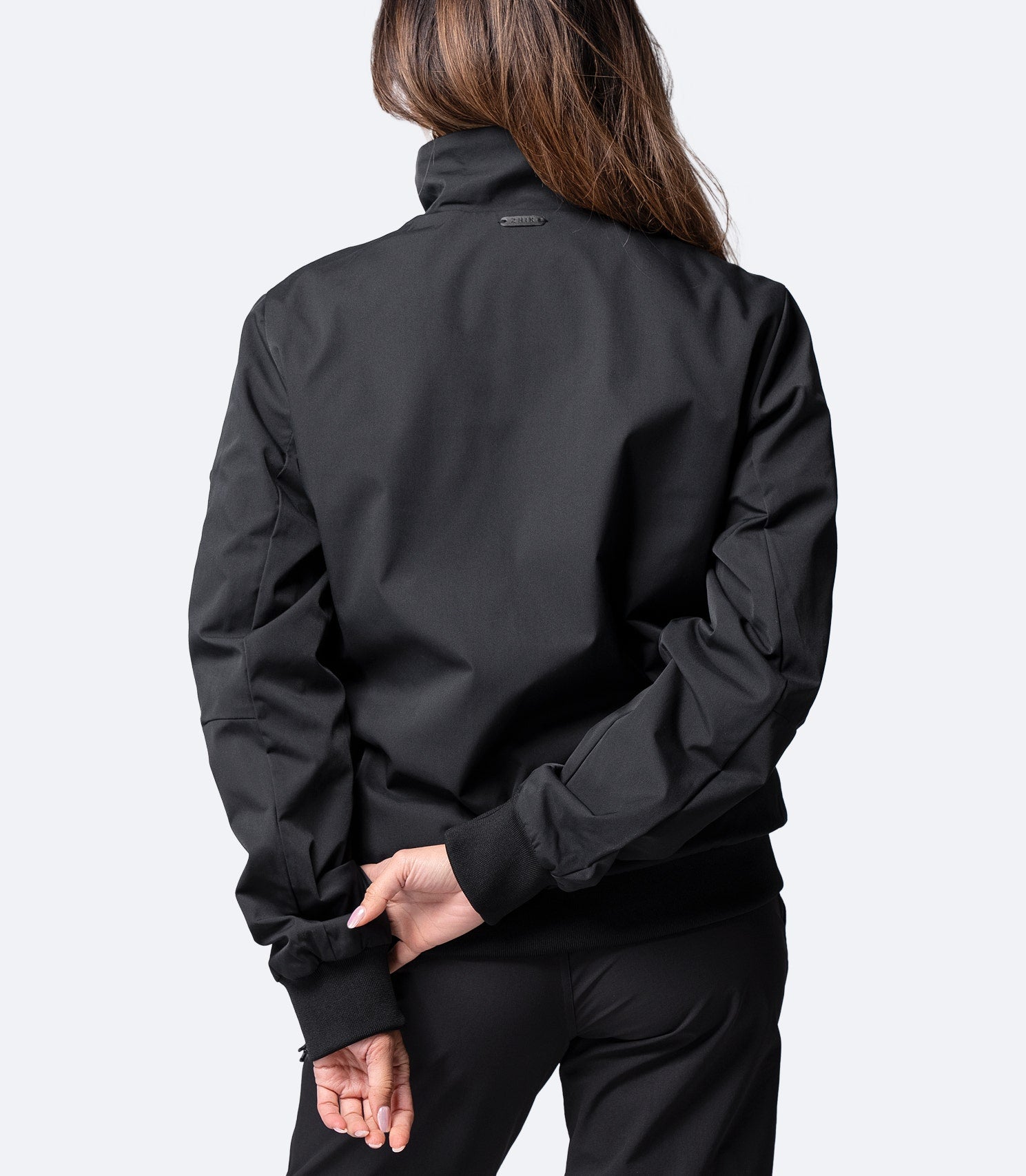 Womens Flight Jacket - Black-3